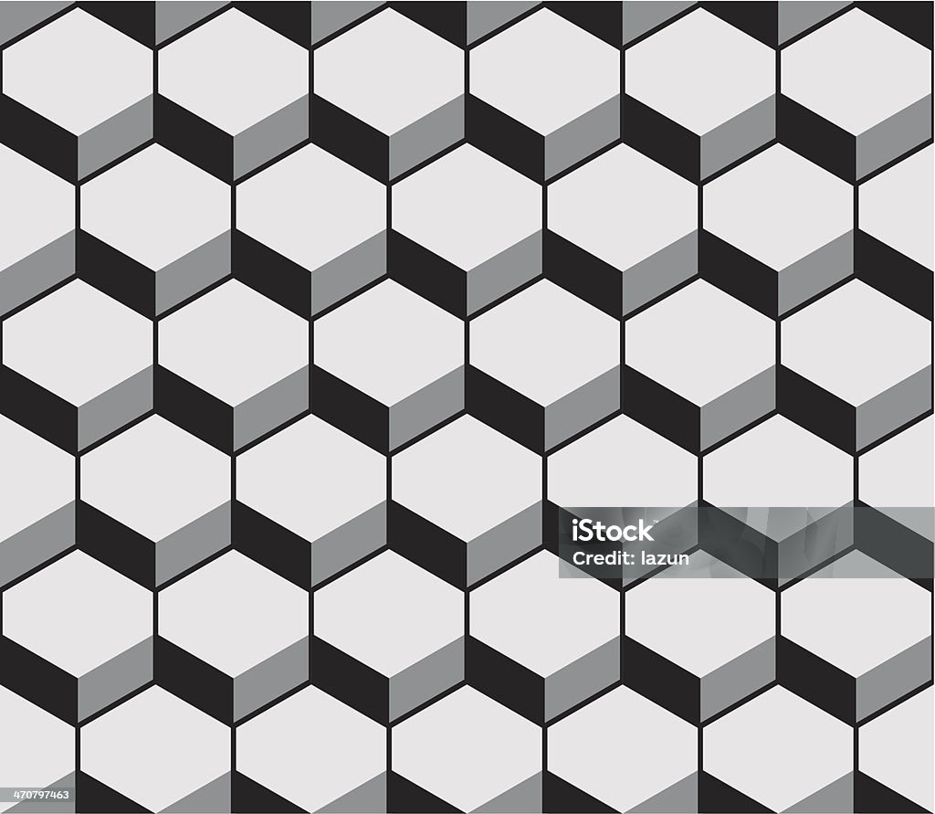 Sechseck Muster Textur - Lizenzfrei Abstrakt Vektorgrafik