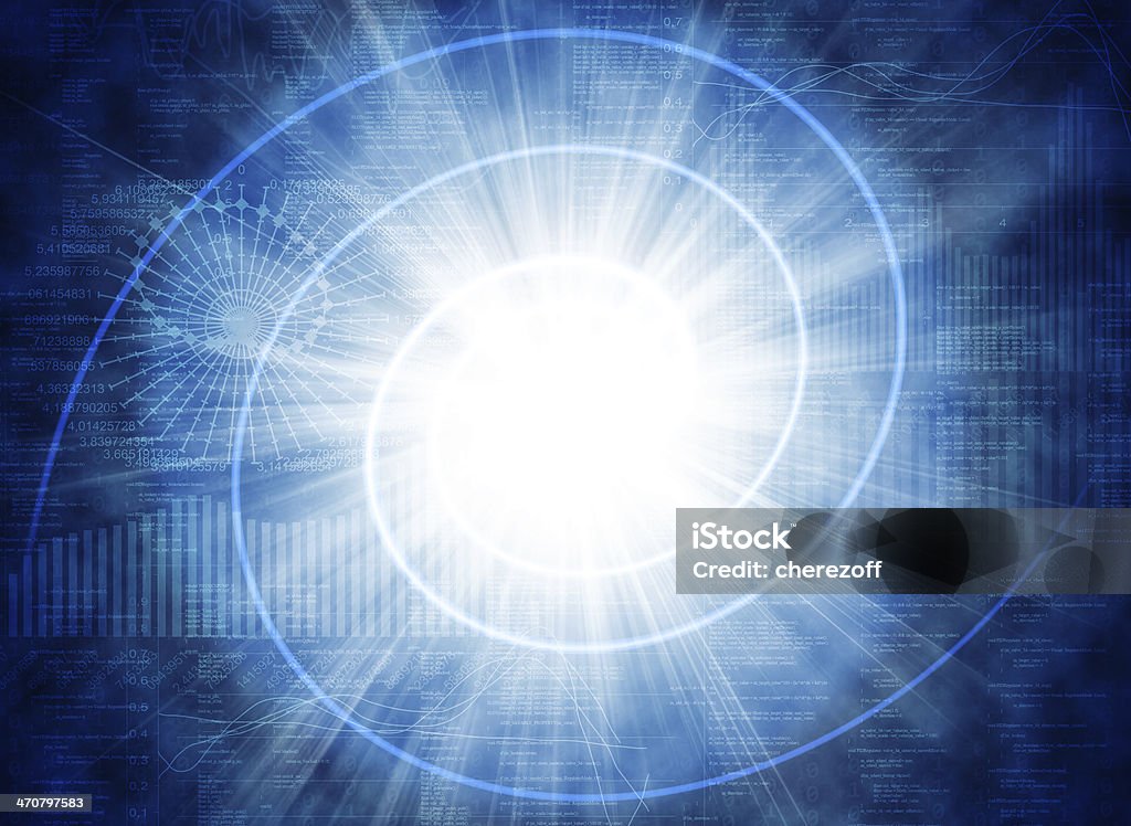 Graphics and glowing spiral Graphics and glowing spiral. The concept the global economy Abstract Stock Photo