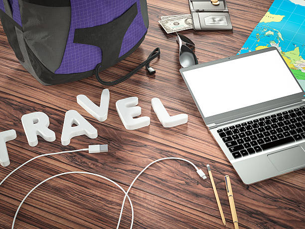 istock Travelling mockup business template. 470800928