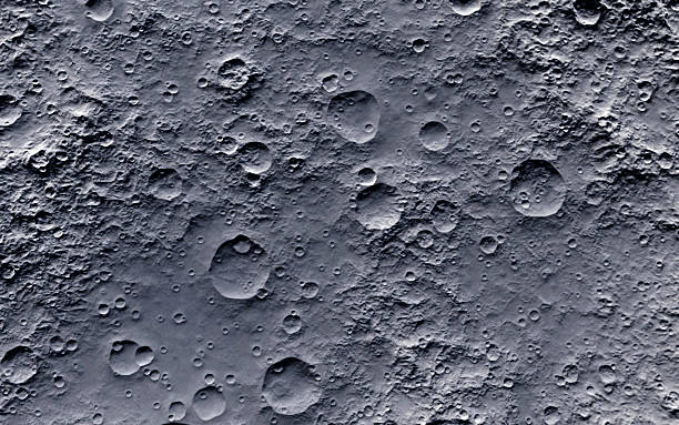 Moon surface Closeup of moon surface texture volcano photos stock pictures, royalty-free photos & images