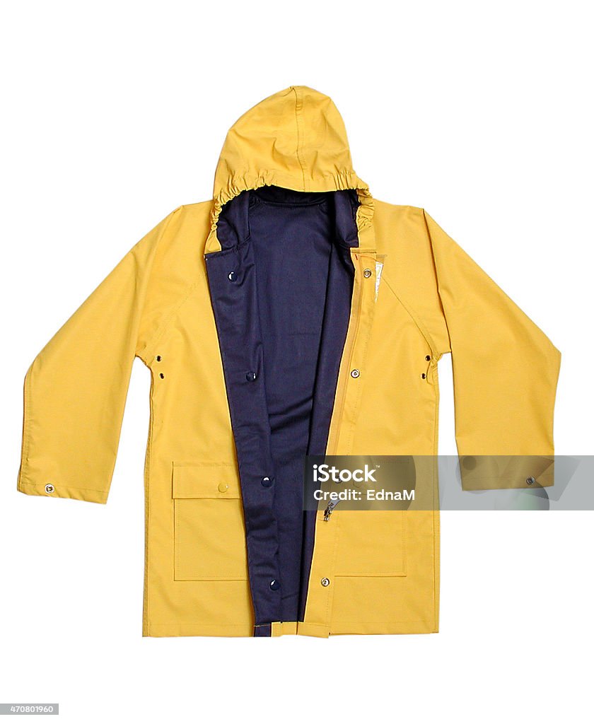 Rain jacket (oil jacket) Raincoat Stock Photo