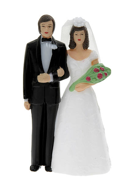 istock Wedding couple as decoration 470802378