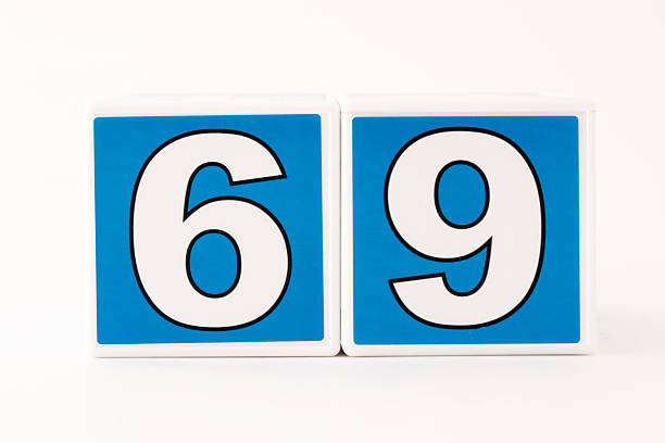 istock Number 69 Child's Building Block 470802928