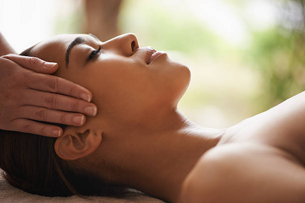 istock Treating herself to a well deserved day at the spa 470803259