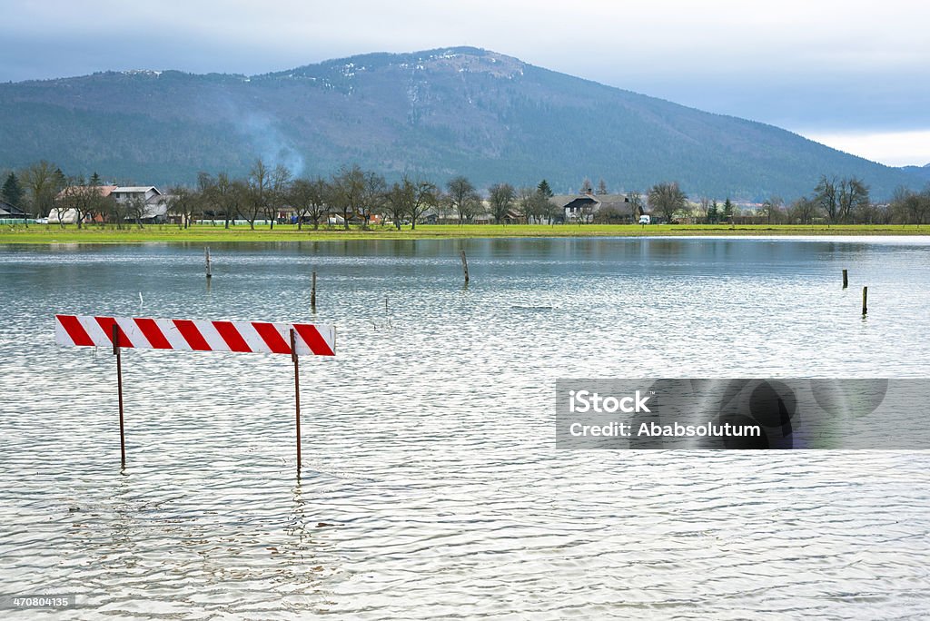 지역의 홍수 체르크니차, 노트라니스카, 슬로베니아, 유럽 - 로열티 프리 0명 스톡 사진