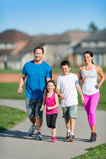 istock Family running outdoors 470806857