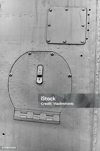 Closeup Gray Painted Aluminum Aircraft Sheet Metal Background Texture Stock Photo - Download Image Now