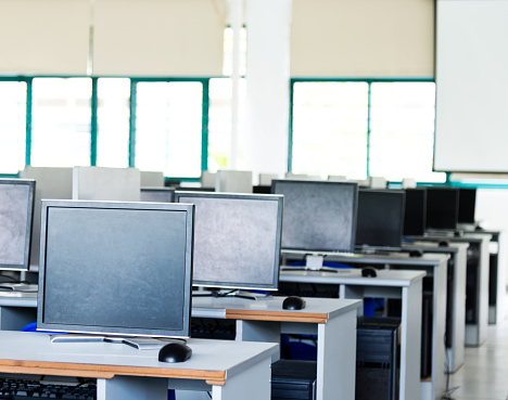Computer Classroms Best Computer Classroom Stock Photo - Download Image Now - Computer Lab ...