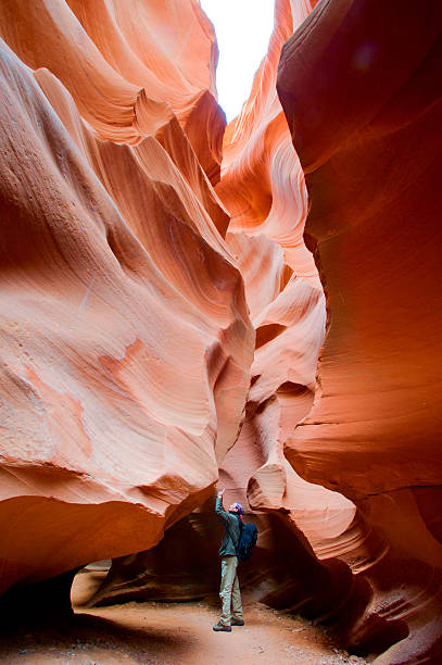 istock Man Travel Arizona Antelope Canyon 470811948