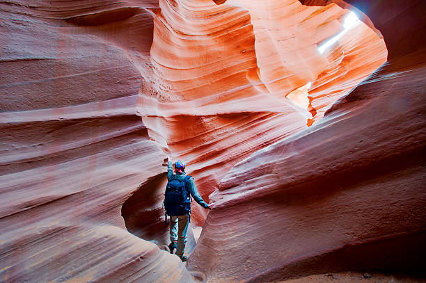 istock Man Travel Arizona Antelope Canyon 470811958