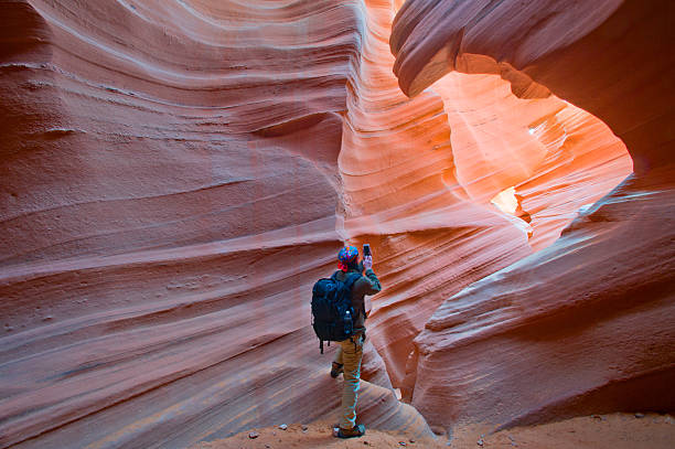 istock Man Travel Arizona Antelope Canyon 470811962