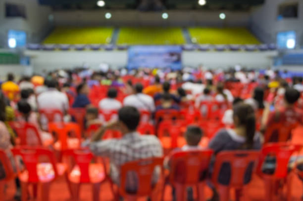 istock Blurred people in the public indoor stadium 470811996