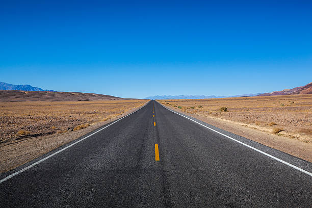 istock Endless road in Death Valley 470812235