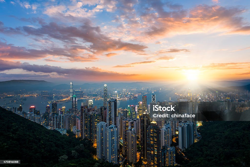 Hong Kong Cityscape - 免版稅城市圖庫照片