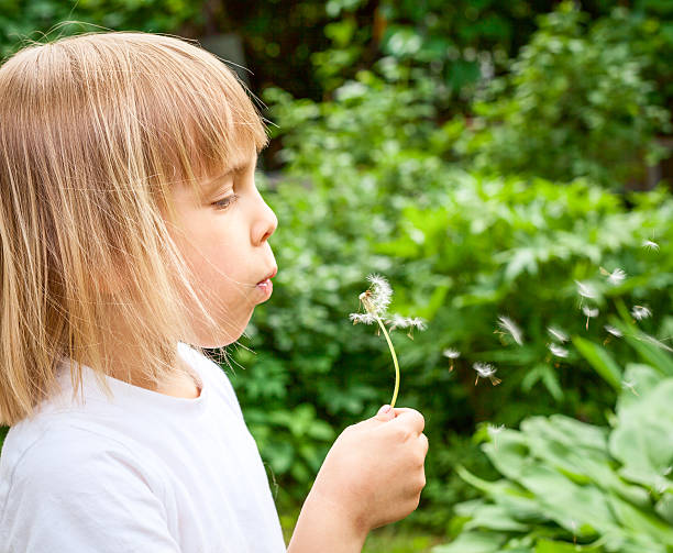 istock Girl blowing dandelion 470816622