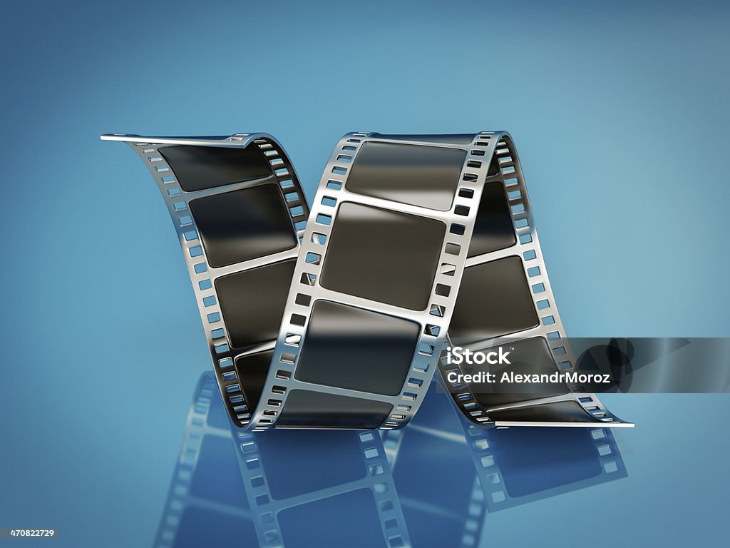 Film Strip Stock Photo - Download Image Now - Abstract, Backgrounds, Blue -  iStock
