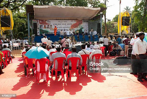 Anti Corruption Protest In India Stock Photo - Download Image Now - India, Indian Ethnicity, Meeting