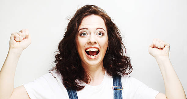 istock Winning success woman 470824780