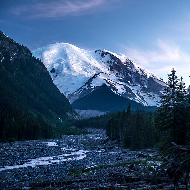 Mt. Rainier stock photo