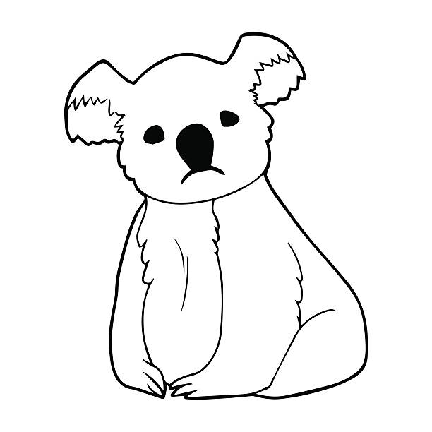 ilustraciones, imágenes clip art, dibujos animados e iconos de stock de santuario de ilustración marco - stuffed animal toy koala australia