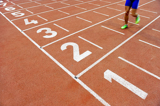 istock Athlete cross the finish line 470830995