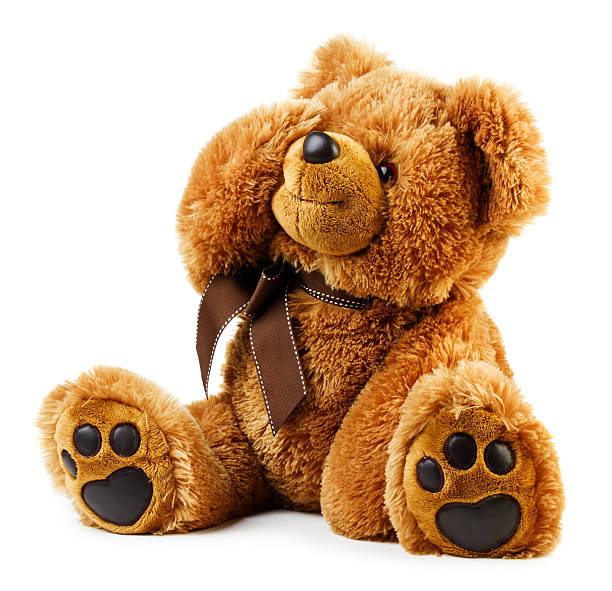 giocattolo orsacchiotto - teddy bear baby toy stuffed animal foto e immagini stock