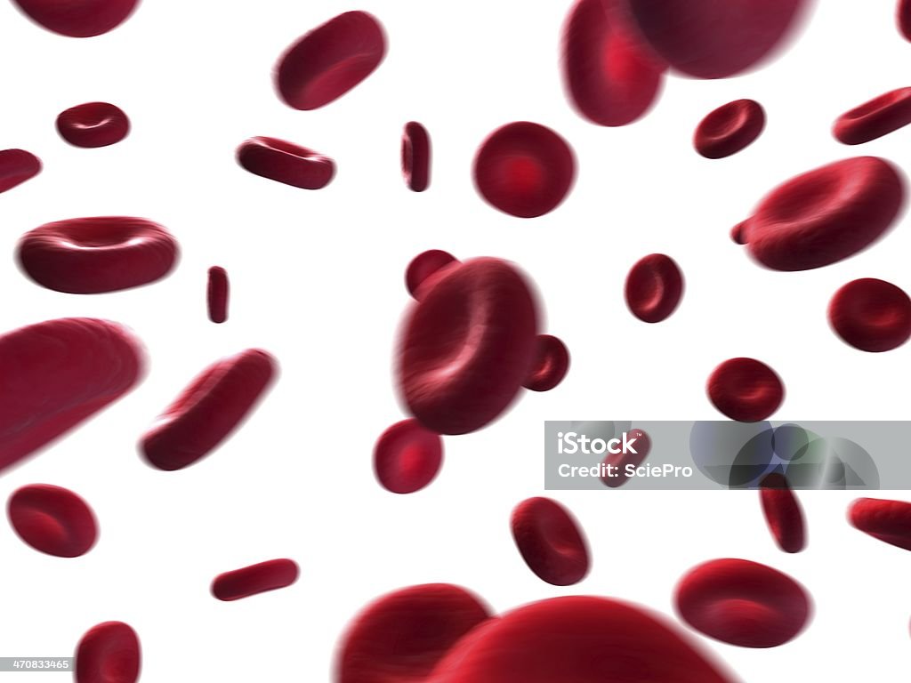 Glóbulos vermelhos humanos - Royalty-free Biologia Foto de stock
