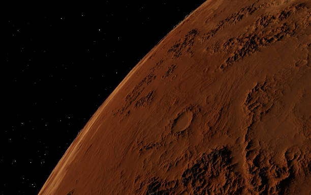 istock Mars  Scientific illustration -  planetary landscape 470834802