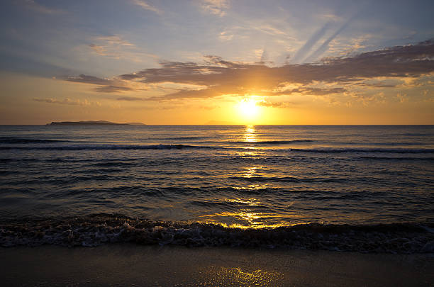 istock Sunset on Corfu island, Greece 470835352
