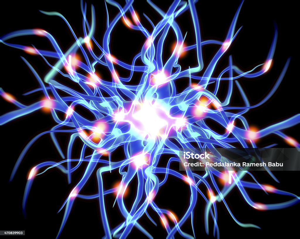 Cellula nervosa o neurons - Foto stock royalty-free di Anatomia umana