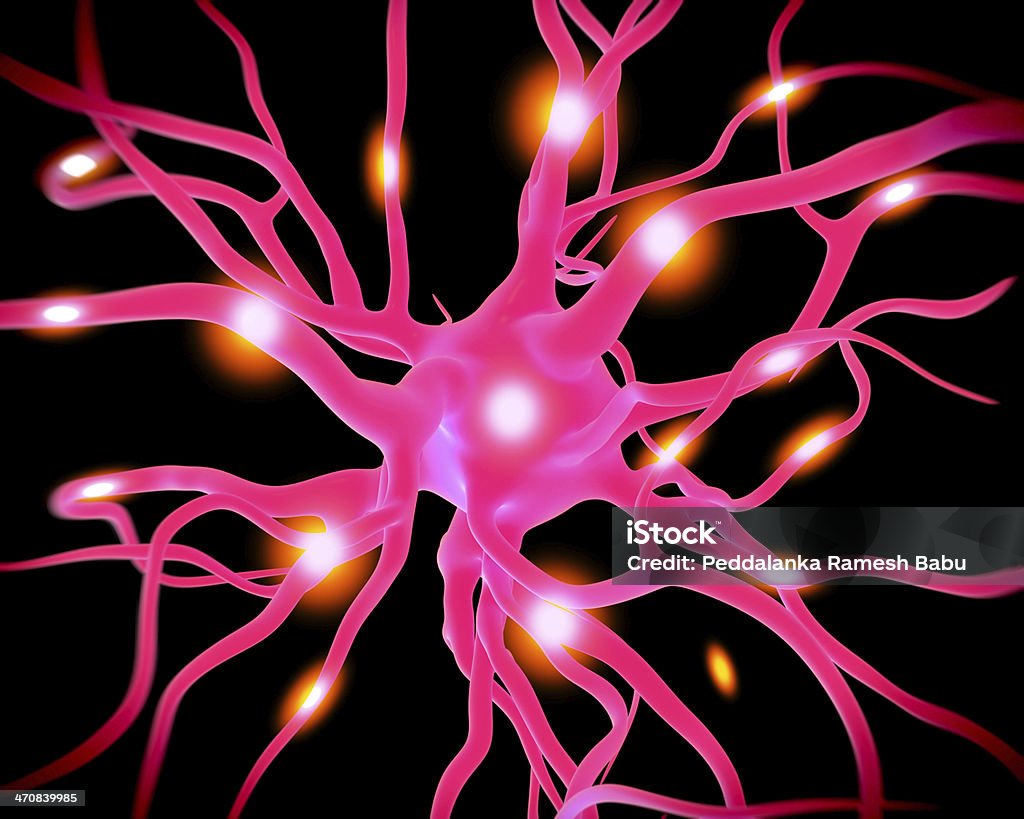 神経細胞または neurons - ホルモンのロイヤリティフリーストックフォト