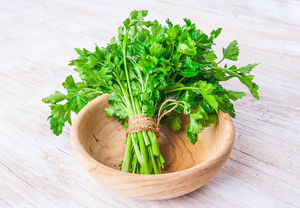 istock leaf of parsley on a wooden table 470842018