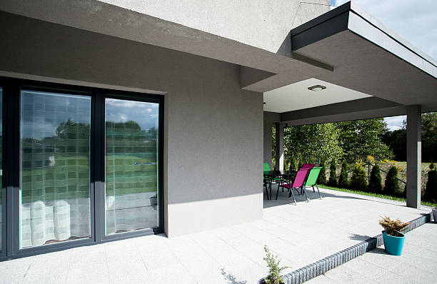 istock Terrace area in the new house 470843374