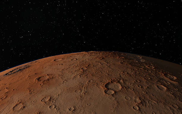 istock Mars  Scientific illustration -  planetary landscape 470846758