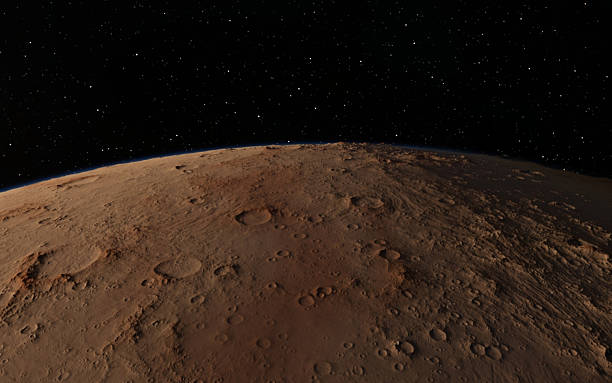istock Mars  Scientific illustration -  planetary landscape 470846762
