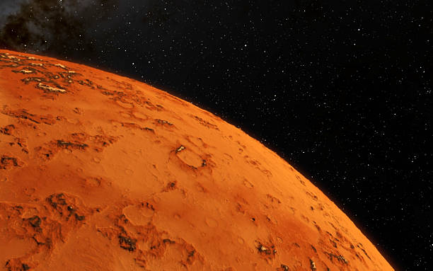 istock Mars  Scientific illustration -  planetary landscape 470847140