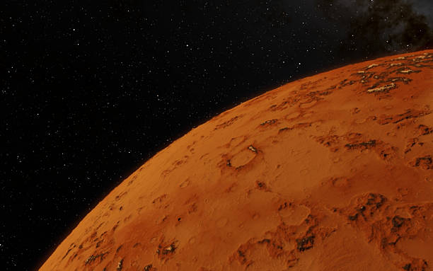 istock Mars  Scientific illustration -  planetary landscape 470847144