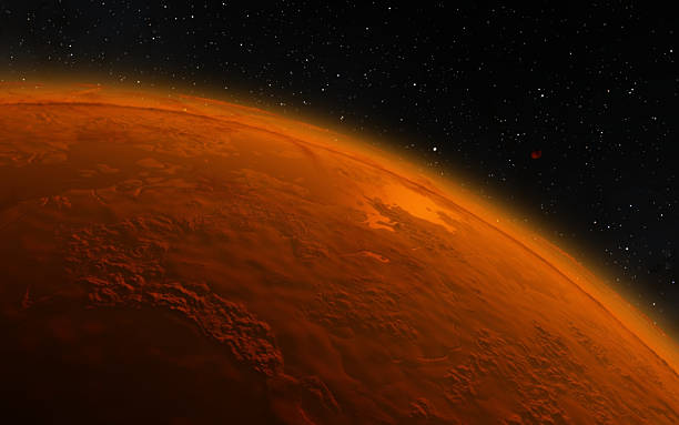 istock Mars  Scientific illustration -  planetary landscape 470847164