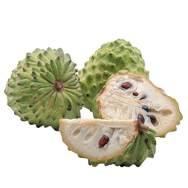 istock Custard apple isolated on white background,annona 470849124