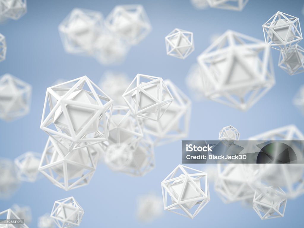 Molecular Structure Scientific background. 3D render. 2015 Stock Photo