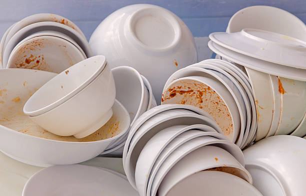 istock Dirty dishes waiting for wash 470855586