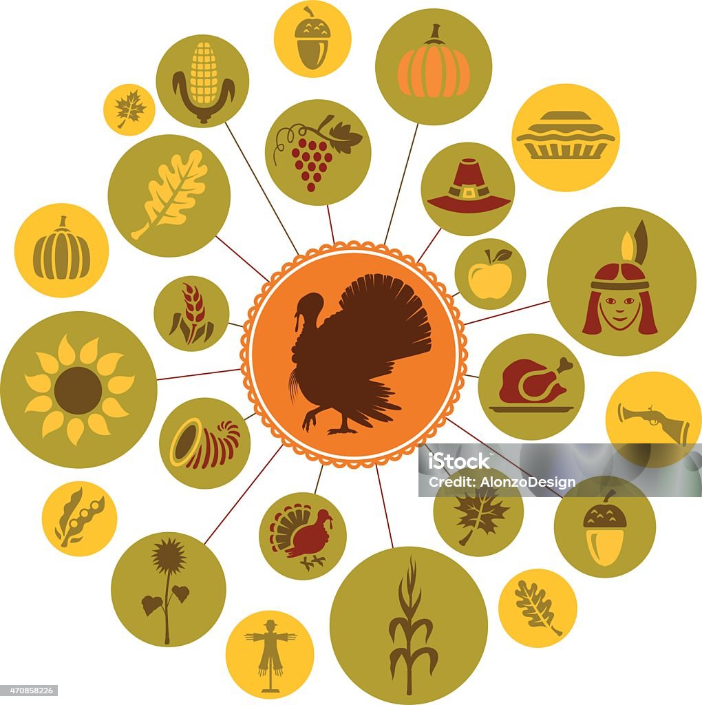 Thanksgiving High Resolution JPG,CS6 AI and Illustrator EPS 10 included. Each element is named,grouped and layered separately. Very easy to edit. Corn On The Cob stock vector