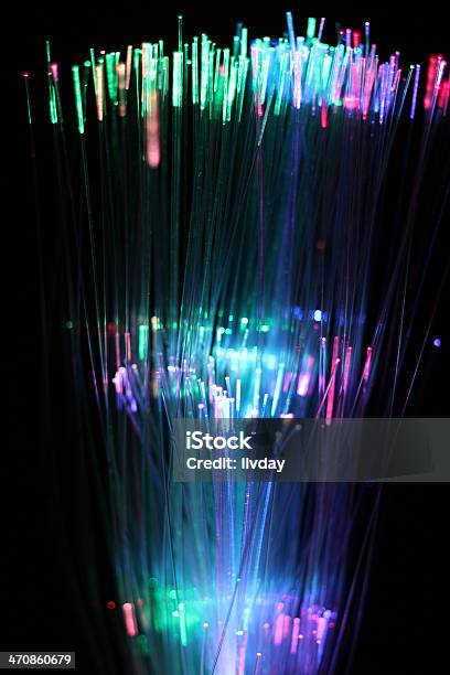 Internet Technology Fiber Optic Background Stock Photo - Download Image Now - Backgrounds, Blue, Computer Software