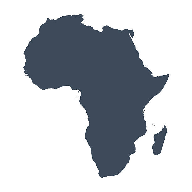 Afrika Land Karte – Vektorgrafik