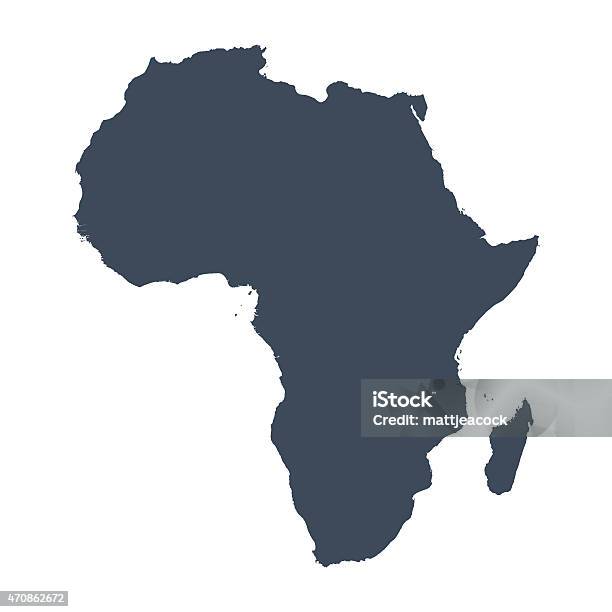 Africa Country Map Stock Illustration - Download Image Now - Africa, Map, Vector