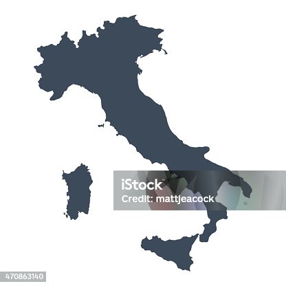 istock Italy country map 470863140