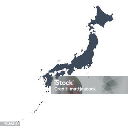 istock Japan country map 470863152