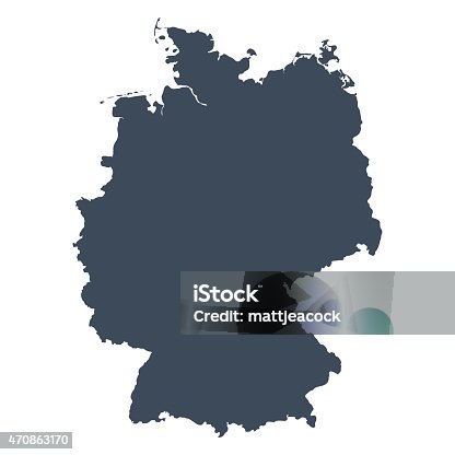 istock Germany country map 470863170