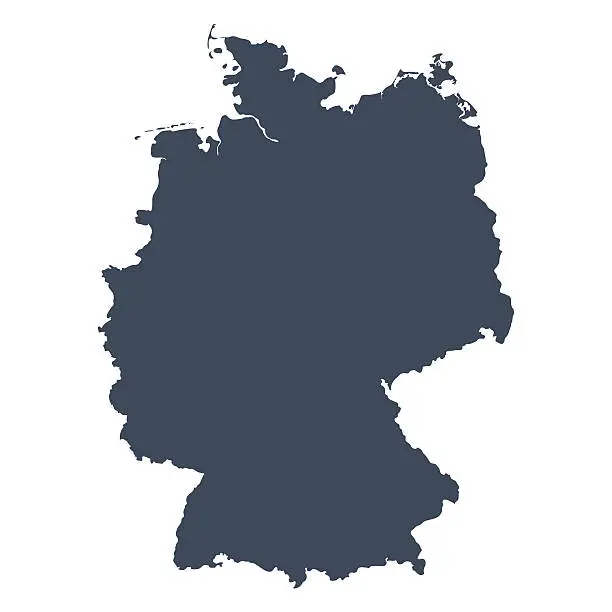 Vector illustration of Germany country map