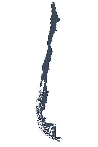 Chile Land Karte – Vektorgrafik